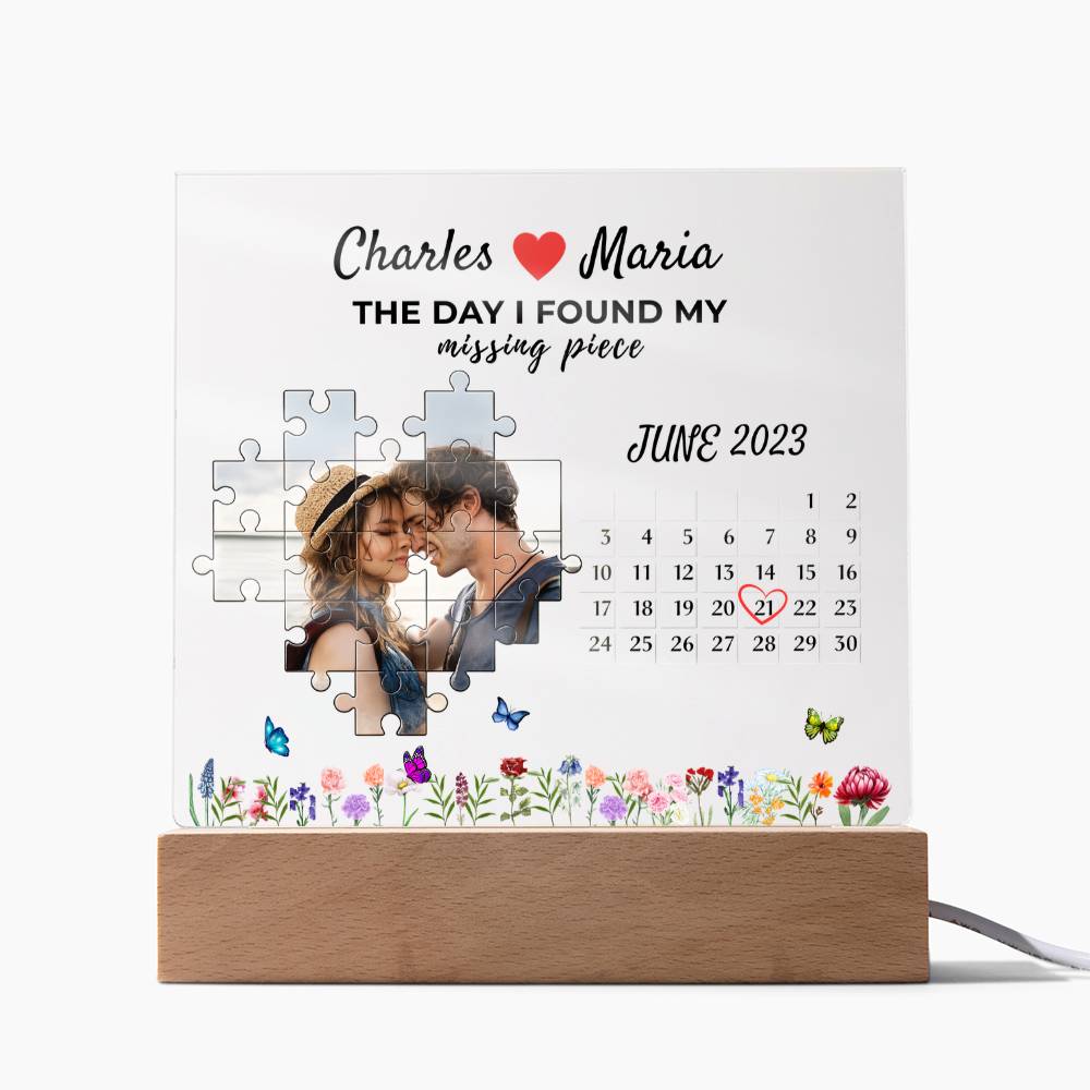 Missing Piece Personalized Puzzle - Acrylic Plaque