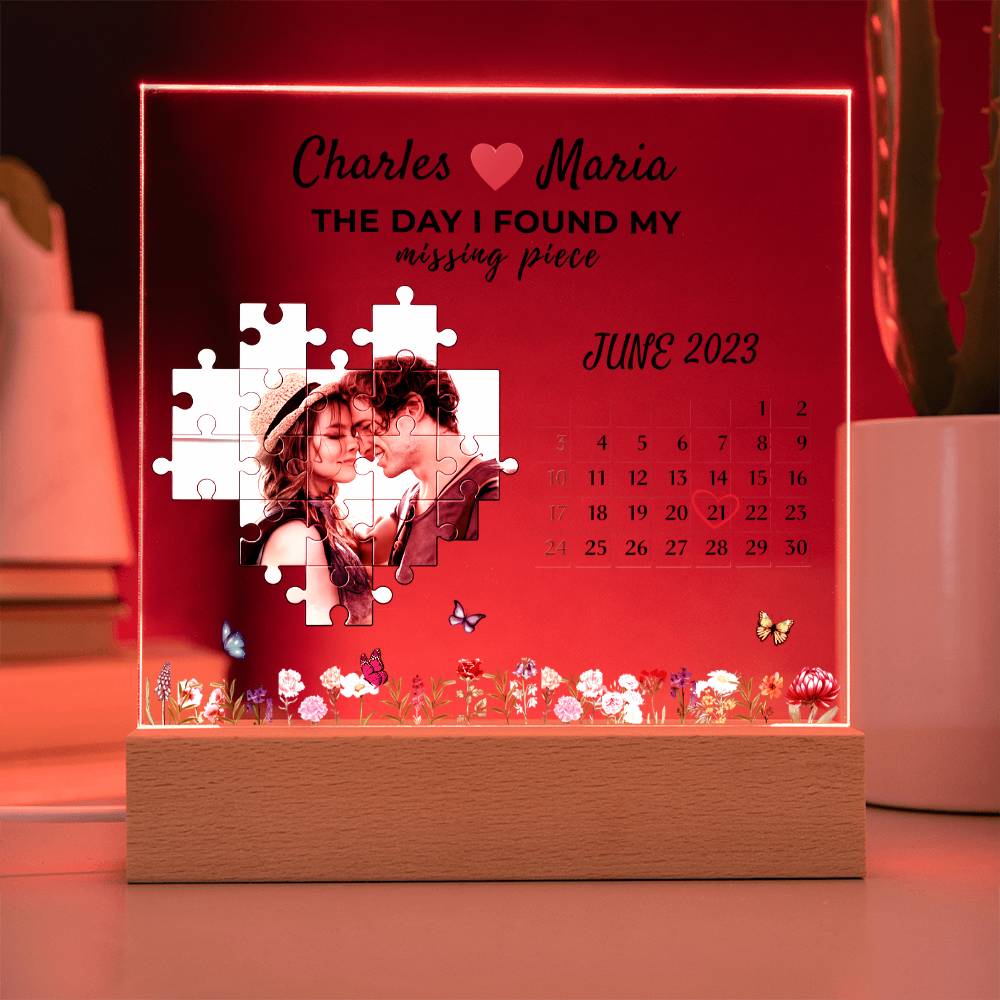 Missing Piece Personalized Puzzle - Acrylic Plaque