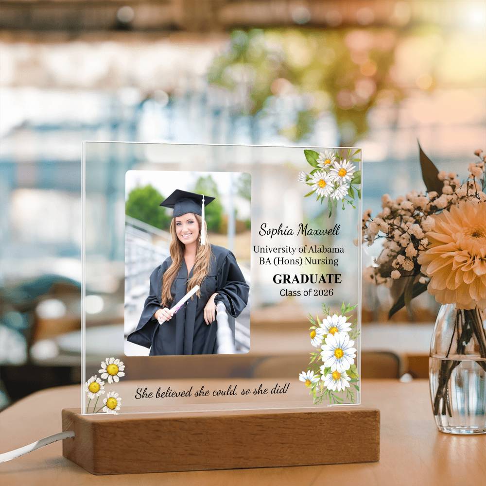 They Believed They Could, So They Did! |Acrylic Square Plaque