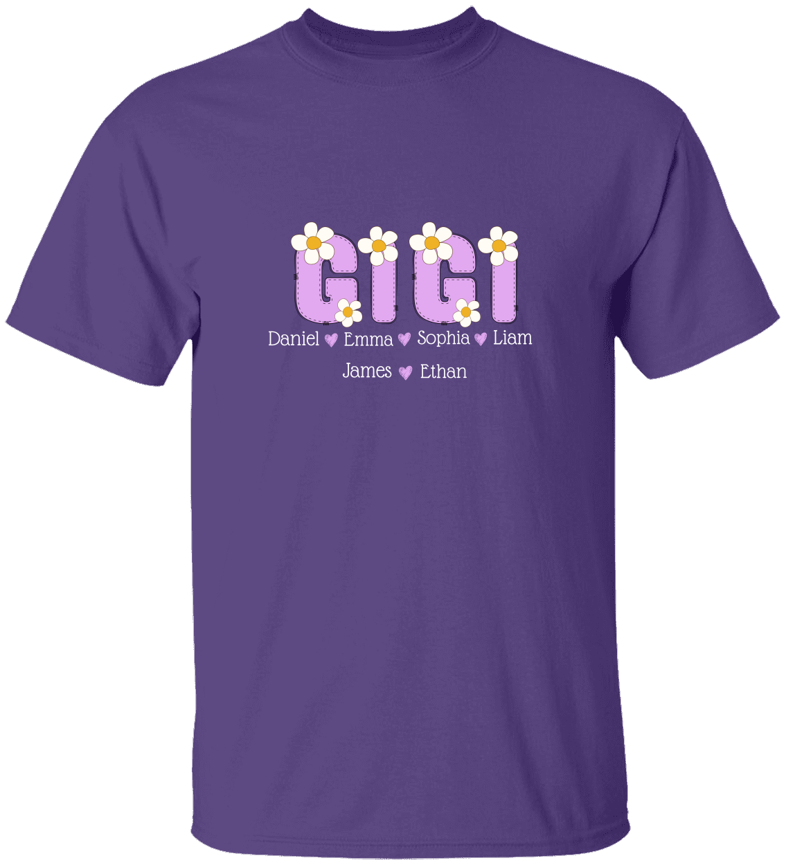Custom GiGi Daisy Grandma's Mother's Day T-Shirts