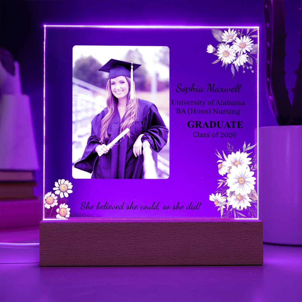 They Believed They Could, So They Did! |Acrylic Square Plaque