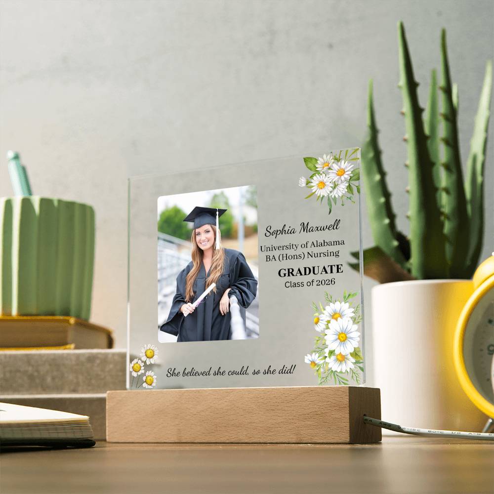 They Believed They Could, So They Did! |Acrylic Square Plaque