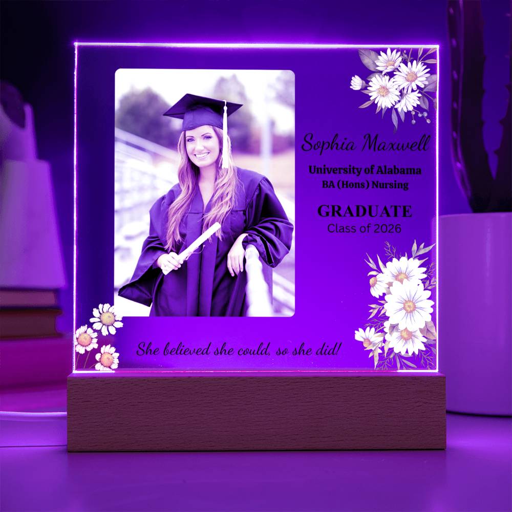 They Believed They Could, So They Did! |Acrylic Square Plaque