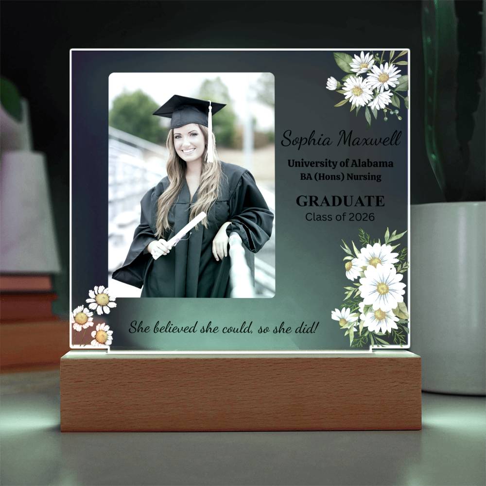 They Believed They Could, So They Did! |Acrylic Square Plaque