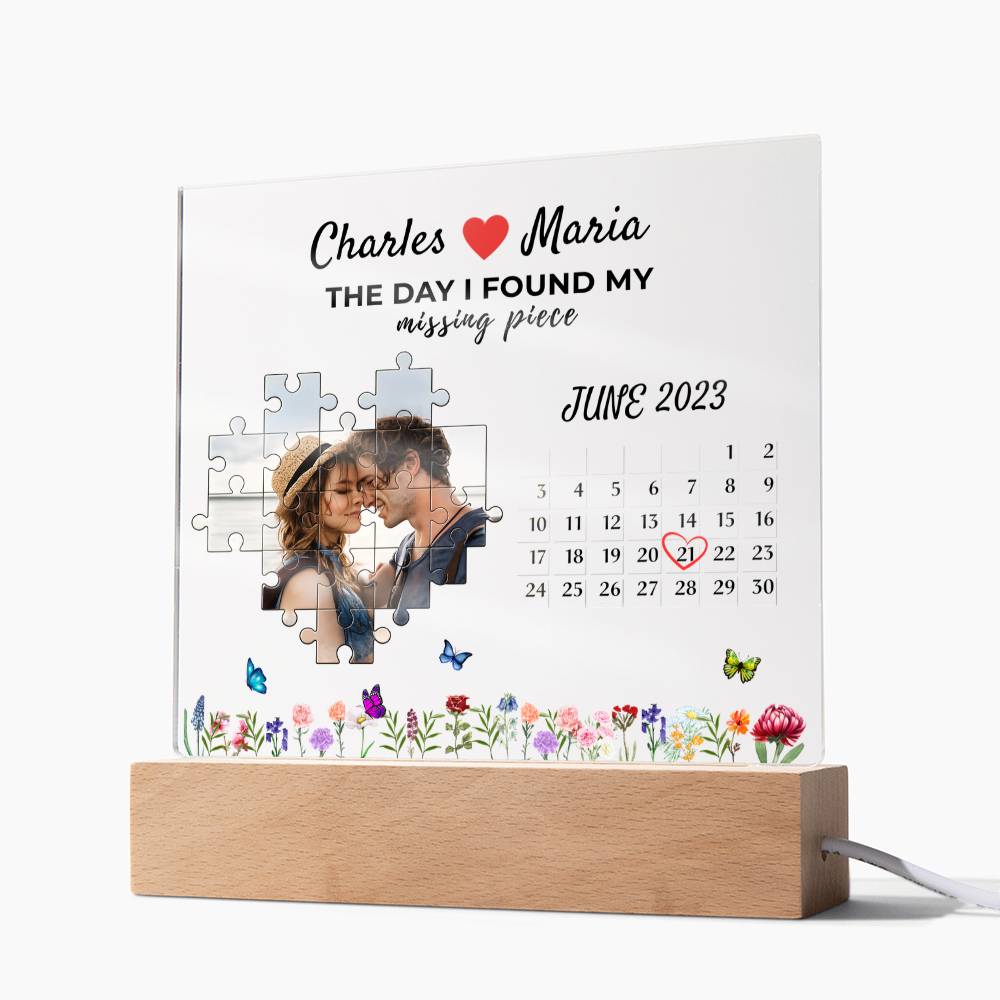 Missing Piece Personalized Puzzle - Acrylic Plaque
