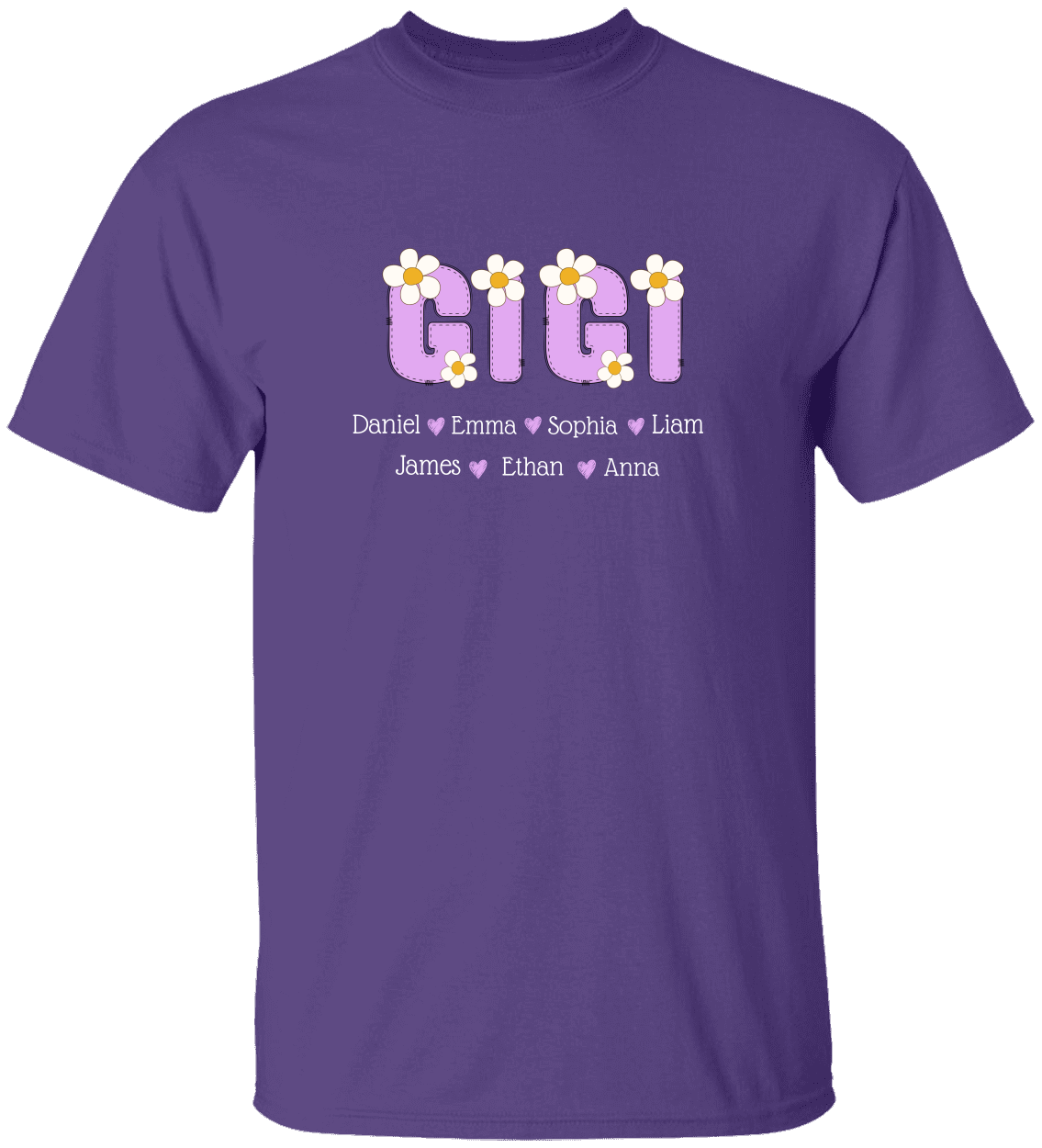 Custom GiGi Daisy Grandma's Mother's Day T-Shirts