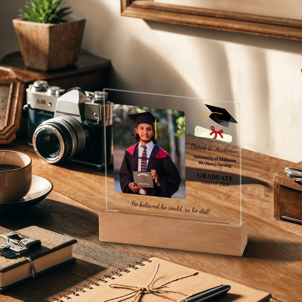 They Believed They Could, So They Did! |Acrylic Square Plaque