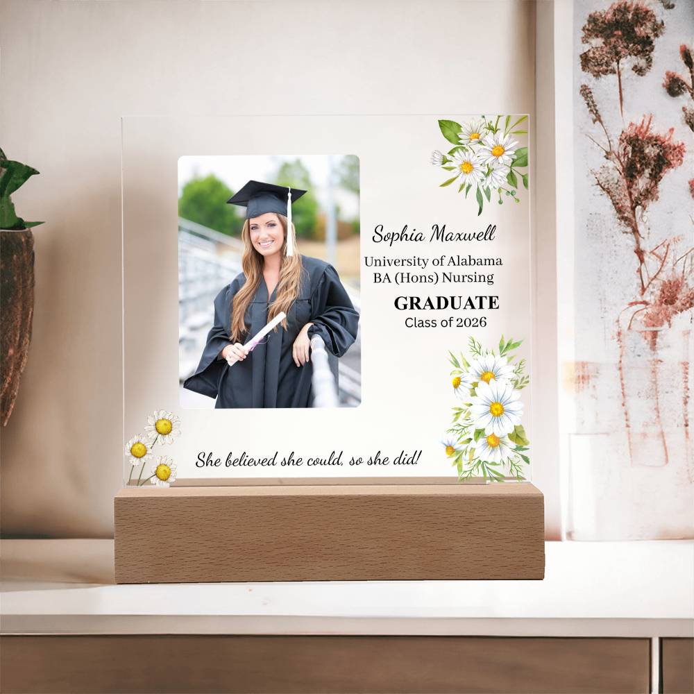 They Believed They Could, So They Did! |Acrylic Square Plaque
