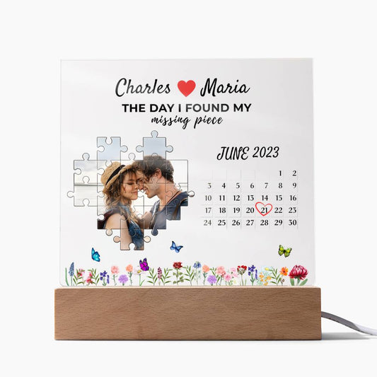 Missing Piece Personalized Puzzle - Acrylic Plaque