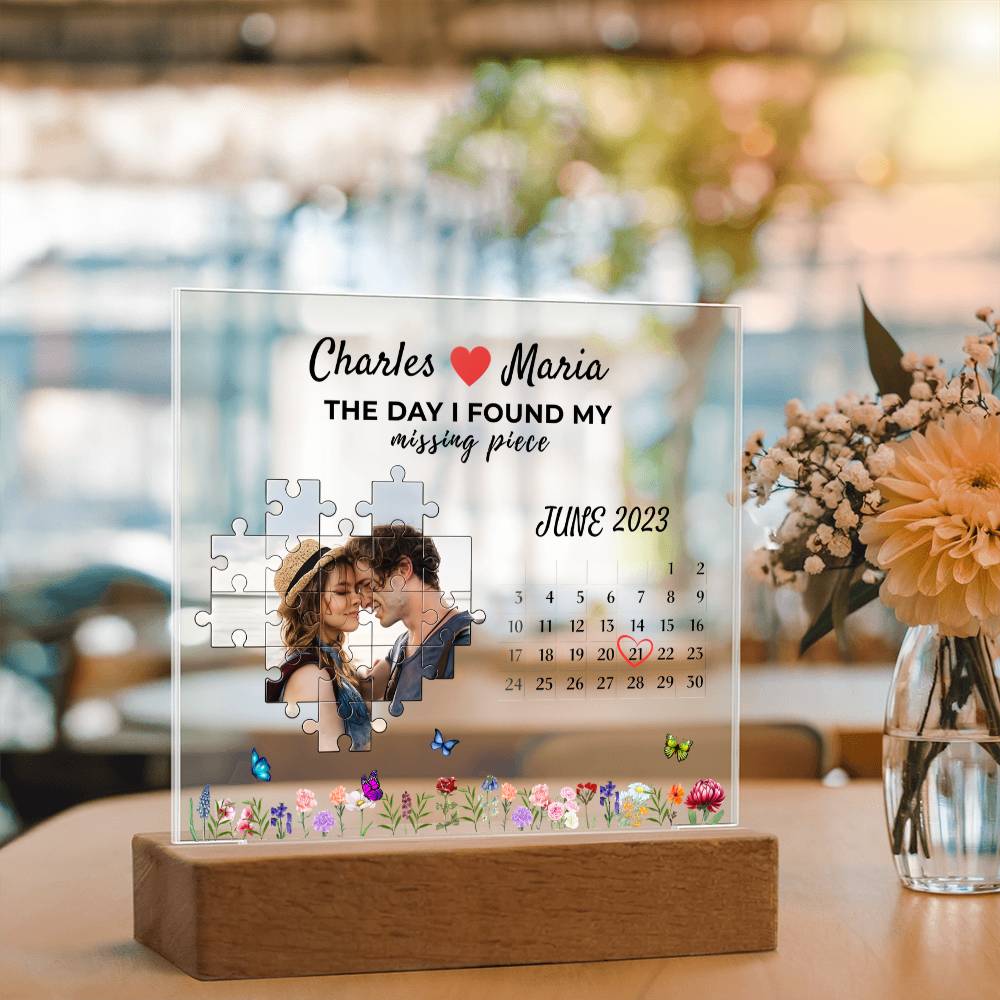 Missing Piece Personalized Puzzle - Acrylic Plaque