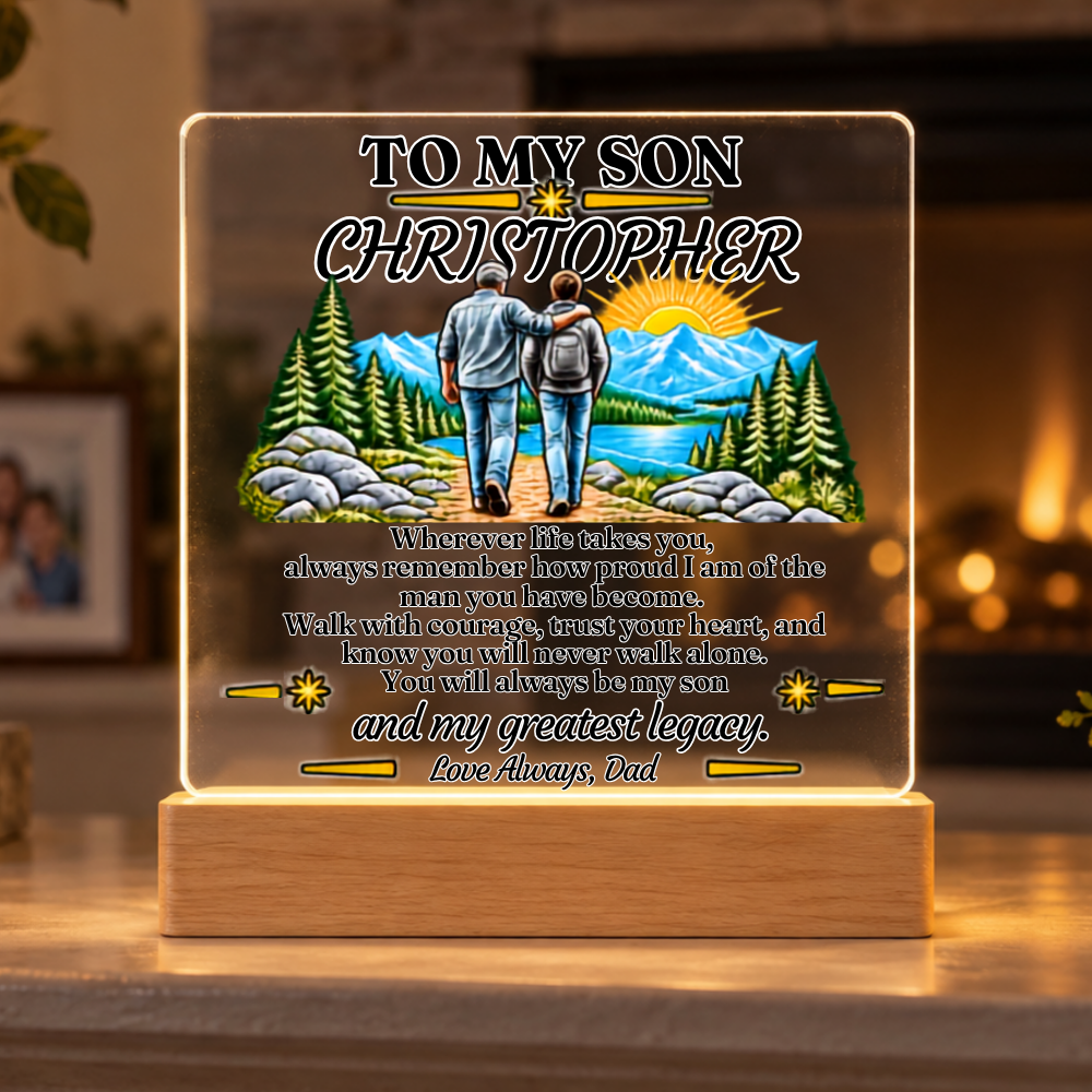 Greatest Legacy Gift from Dad |Acrylic Plaque