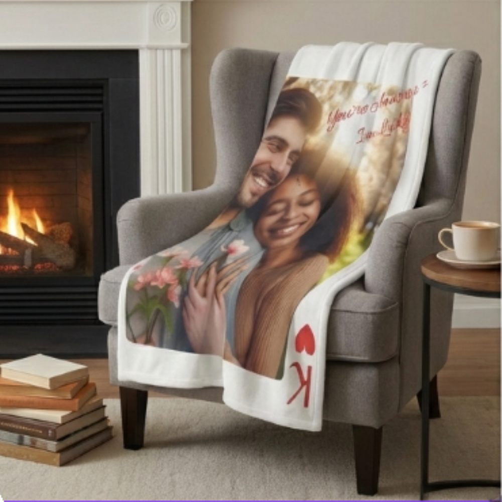 King & Queen Keepsakes|Plush Fleece Blanket