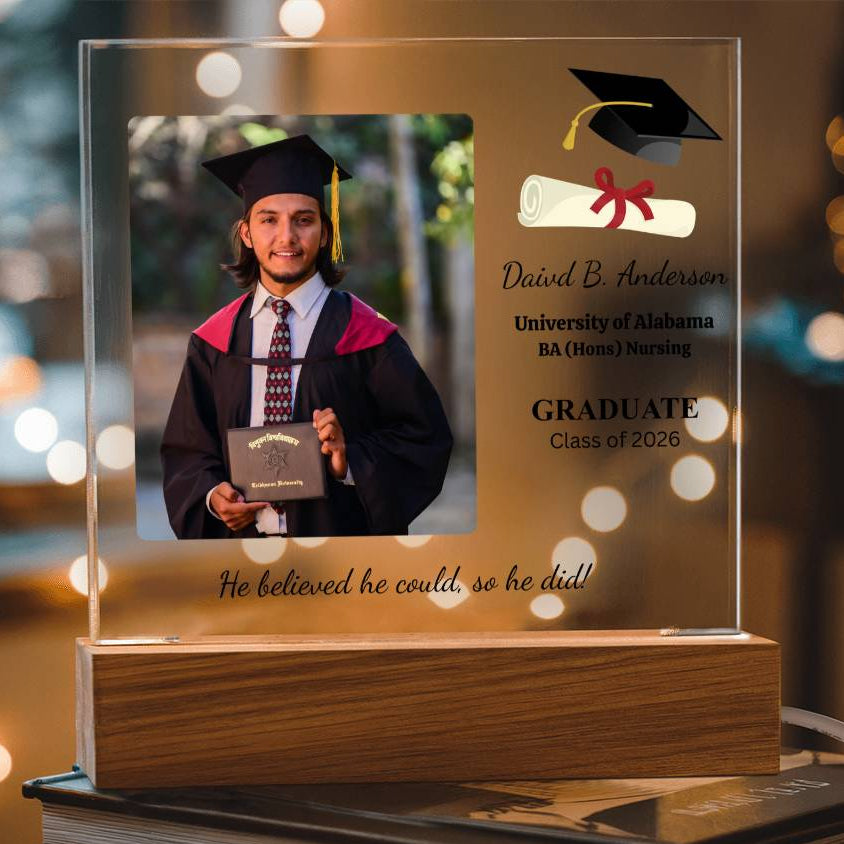 They Believed They Could, So They Did! |Acrylic Square Plaque