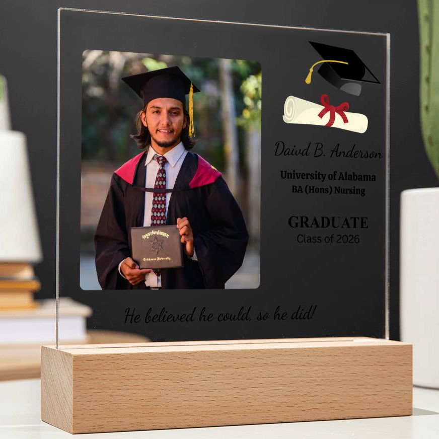 They Believed They Could, So They Did! |Acrylic Square Plaque