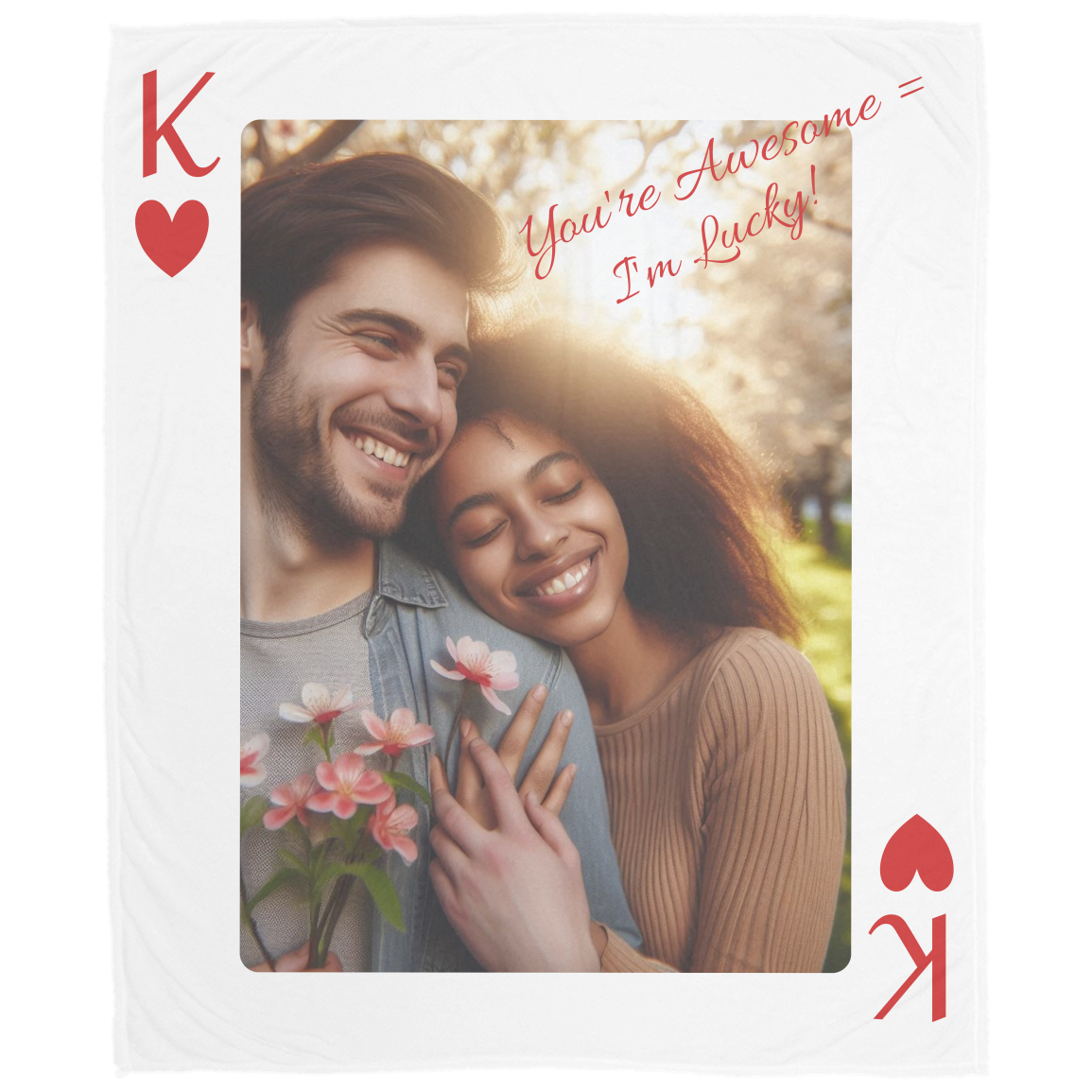 King & Queen Keepsakes|Plush Fleece Blanket