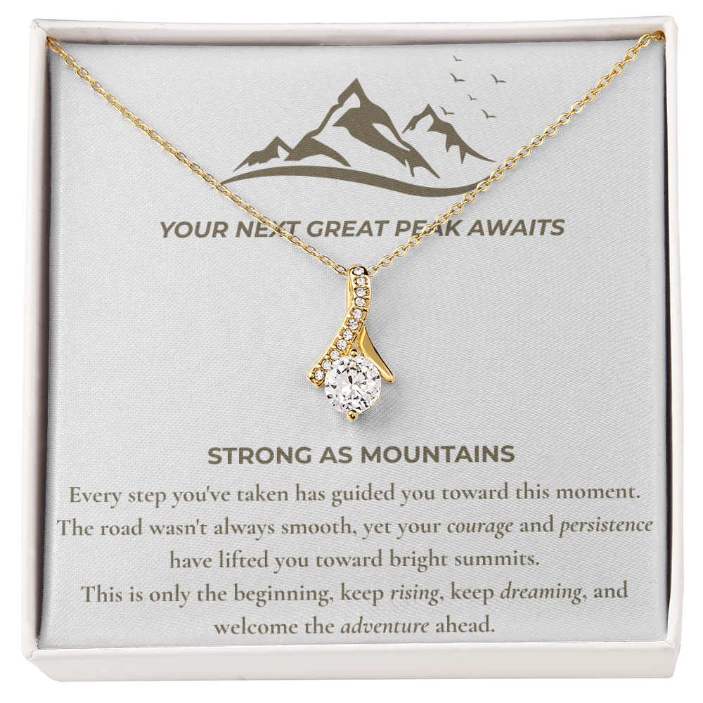"To My Daughter, So Proud Of You" Alluring Beauty Necklack