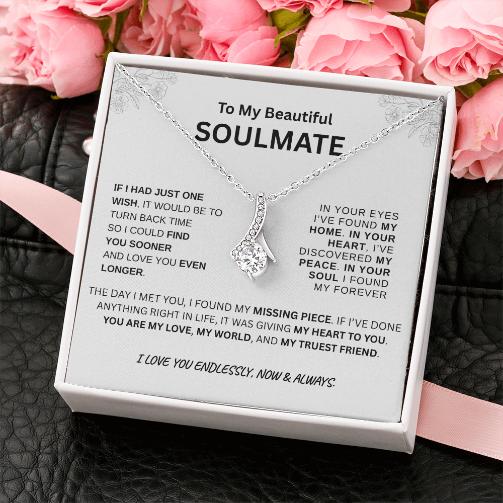 To My Beautiful Soulmate | Alluring Beauty Necklace