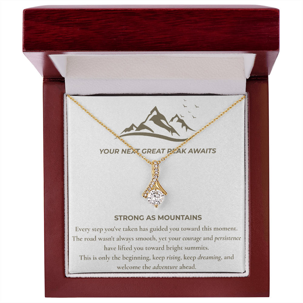 "To My Daughter, So Proud Of You" Alluring Beauty Necklack