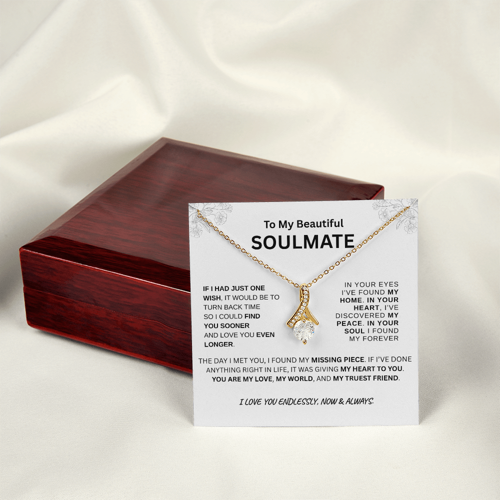 To My Beautiful Soulmate | Alluring Beauty Necklace