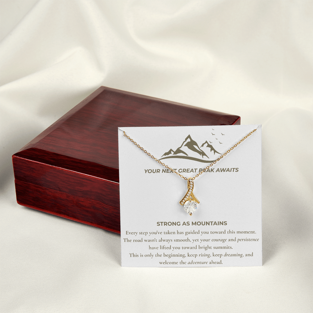 "To My Daughter, So Proud Of You" Alluring Beauty Necklack