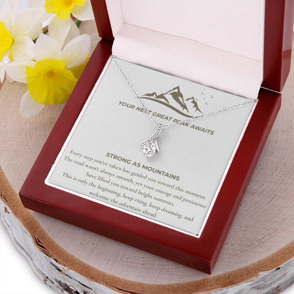 "To My Daughter, So Proud Of You" Alluring Beauty Necklack