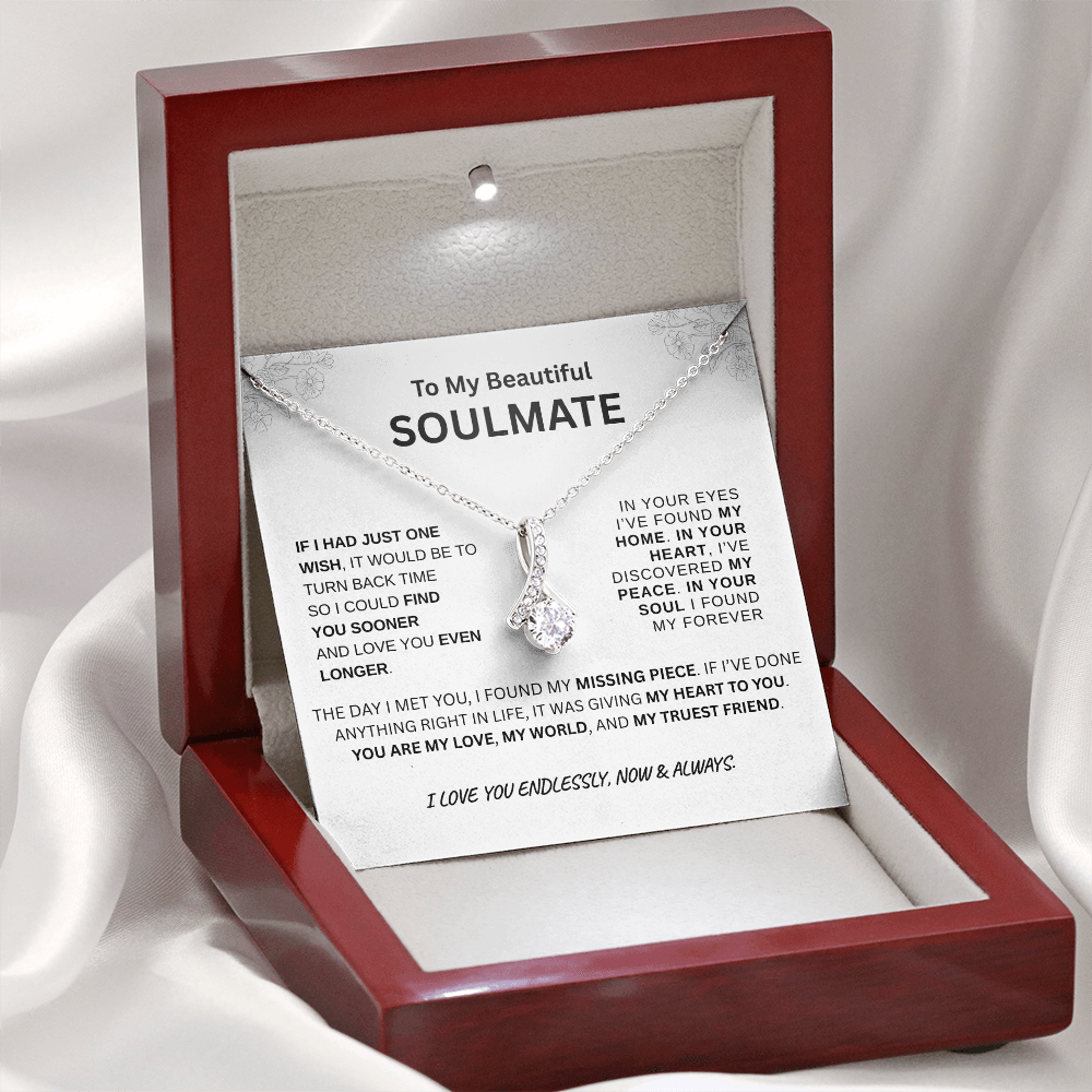 To My Beautiful Soulmate | Alluring Beauty Necklace