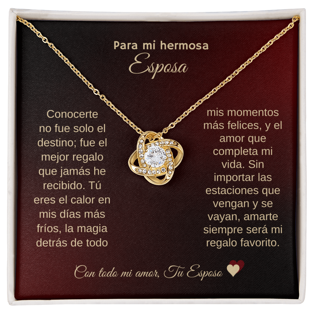 Para Mi Hermosa Esposa |Mi Amor Eterno Collar