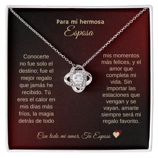 Para Mi Hermosa Esposa |Mi Amor Eterno Collar