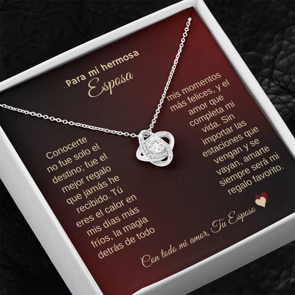 Para Mi Hermosa Esposa |Mi Amor Eterno Collar