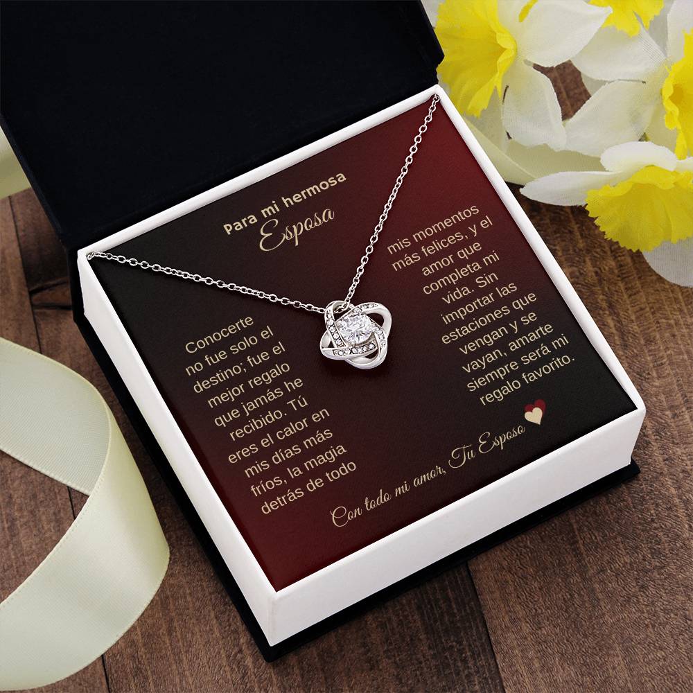 Para Mi Hermosa Esposa |Mi Amor Eterno Collar