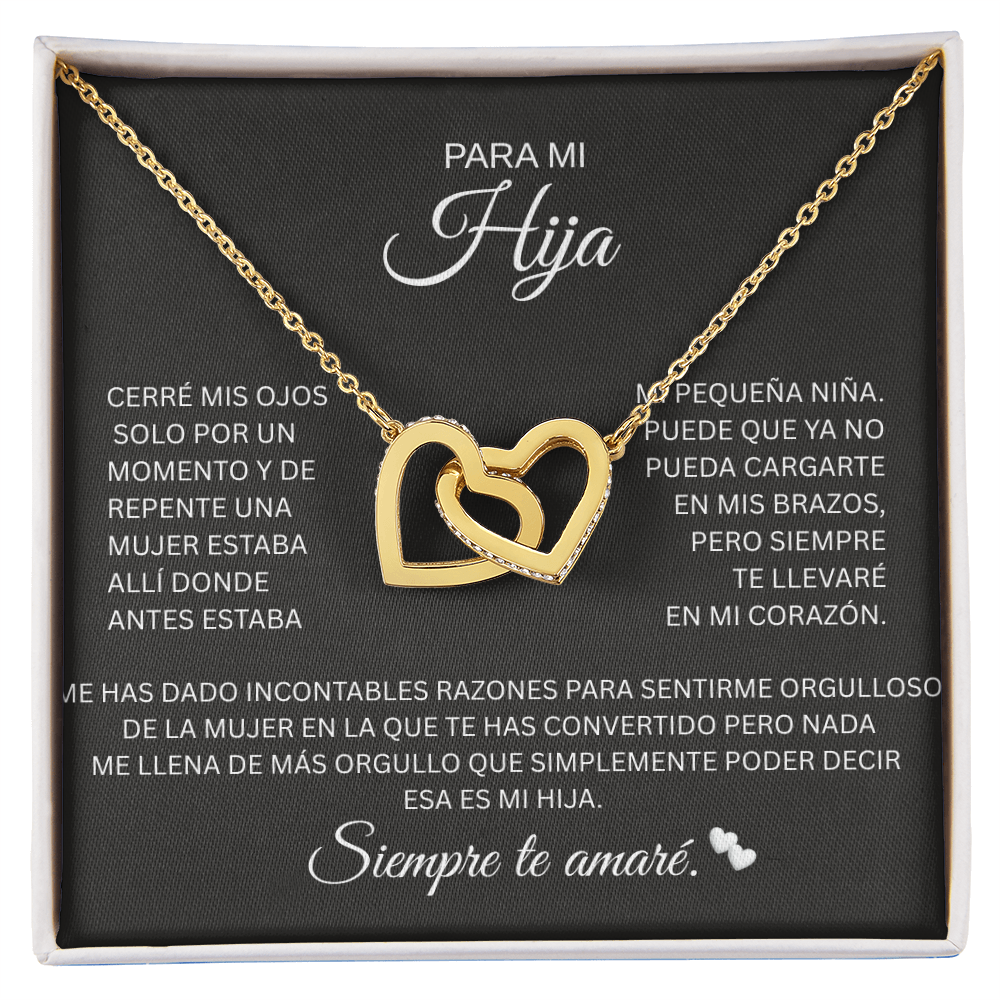 Para Mi Hija  Interlocking Hearts