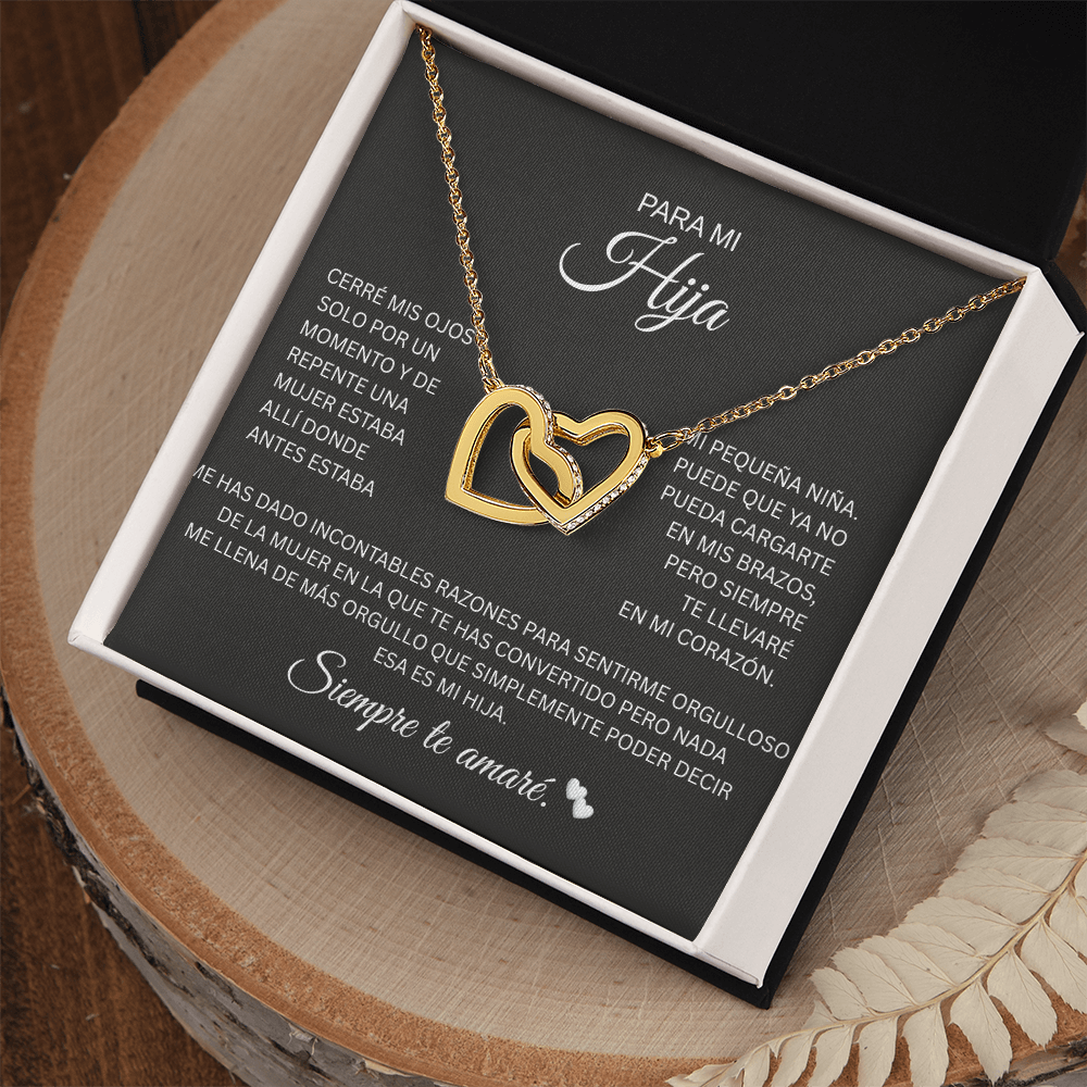 Para Mi Hija  Interlocking Hearts