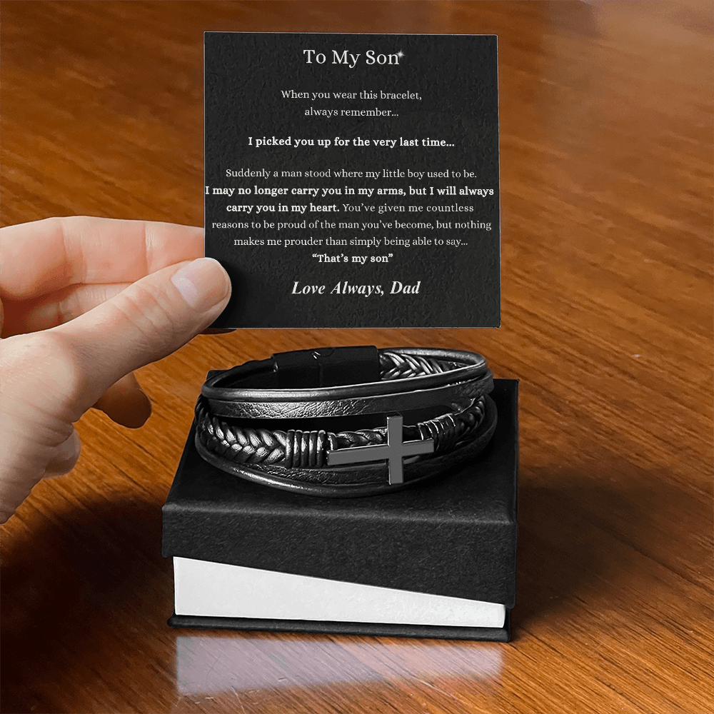 To My Son Bracelet – "That's My Son" | Meaningful Gift from Dad