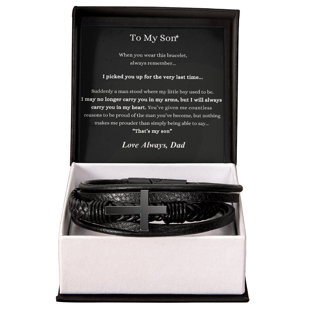 To My Son Bracelet – "That's My Son" | Meaningful Gift from Dad