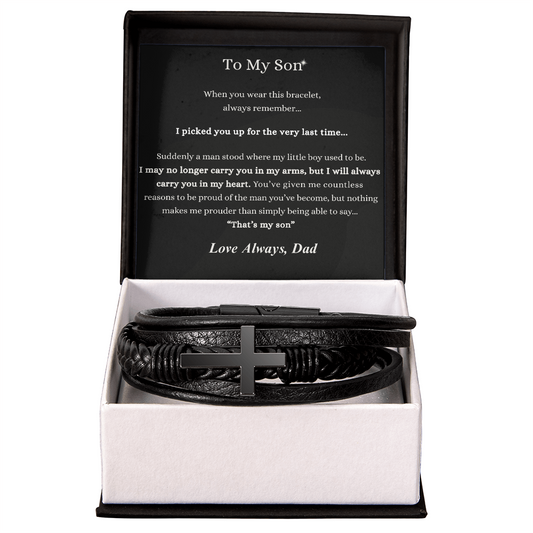 To My Son Bracelet – "That's My Son" | Meaningful Gift from Dad