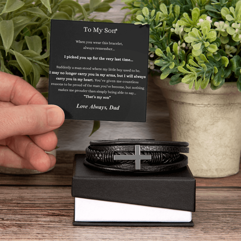 To My Son Bracelet – "That's My Son" | Meaningful Gift from Dad