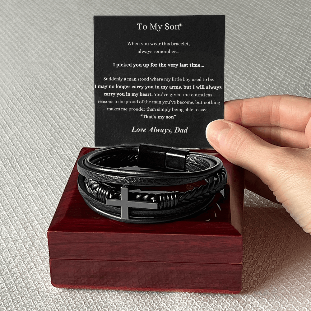 To My Son Bracelet – "That's My Son" | Meaningful Gift from Dad