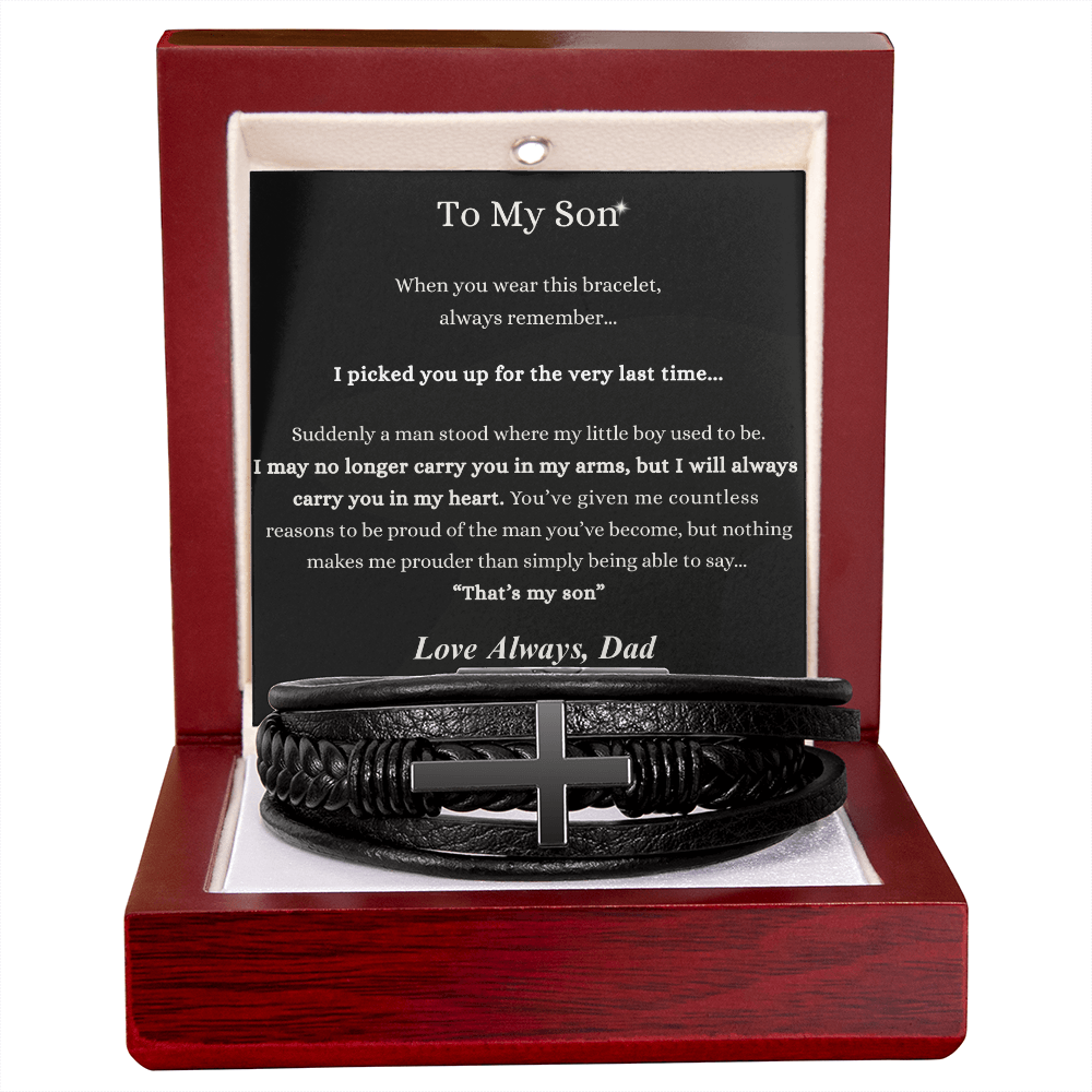 To My Son Bracelet – "That's My Son" | Meaningful Gift from Dad