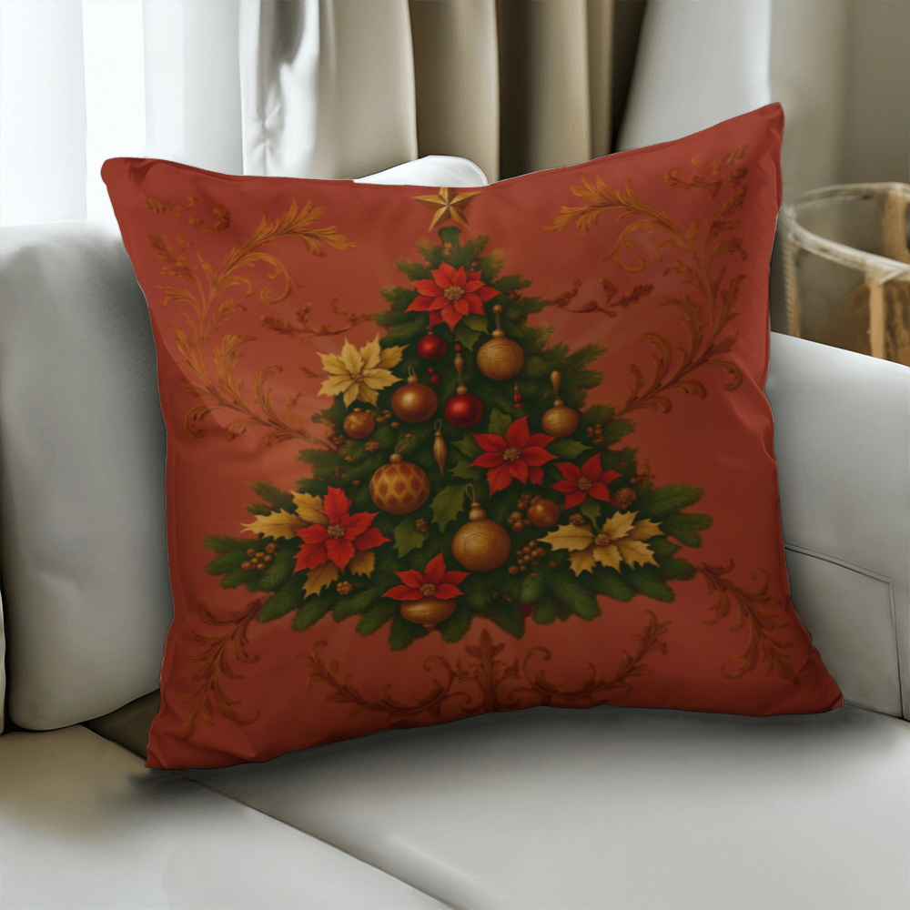 Christmas Tree - Pillow Cover With Insert
