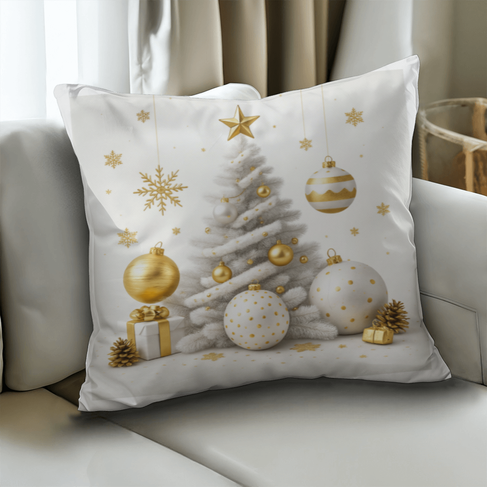 White Christmas - Pillow Cover With Insert