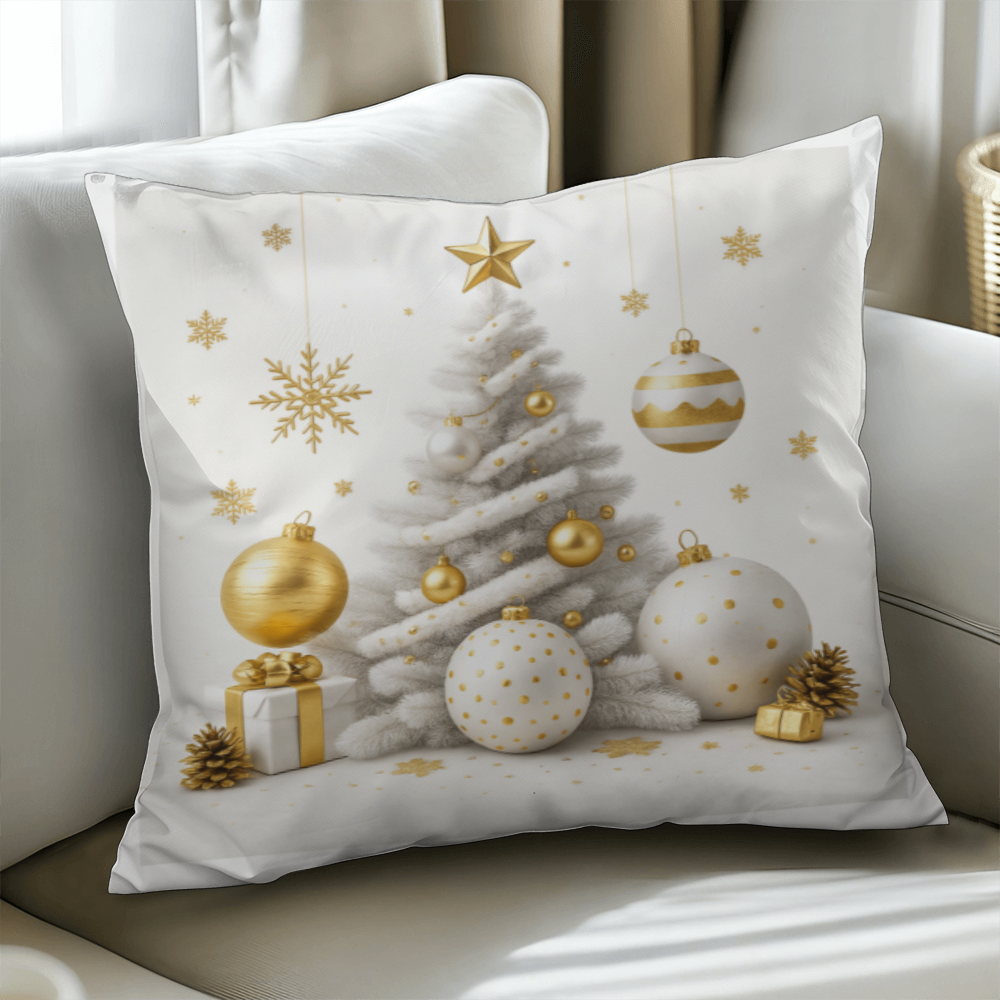 White Christmas - Pillow Cover With Insert