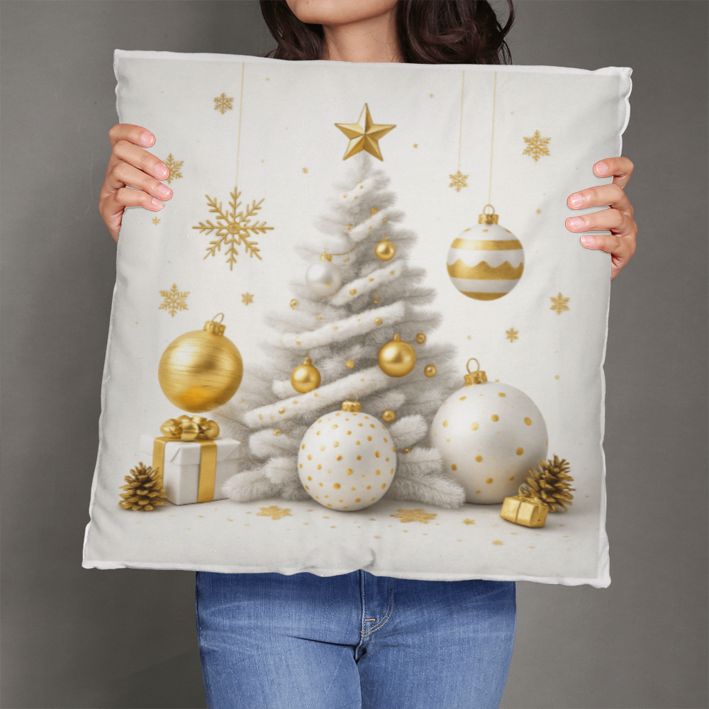 White Christmas - Pillow Cover With Insert