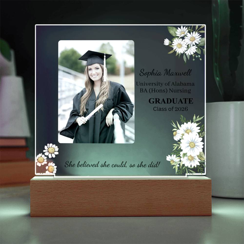 They Believed They Could, So They Did! |Acrylic Square Plaque