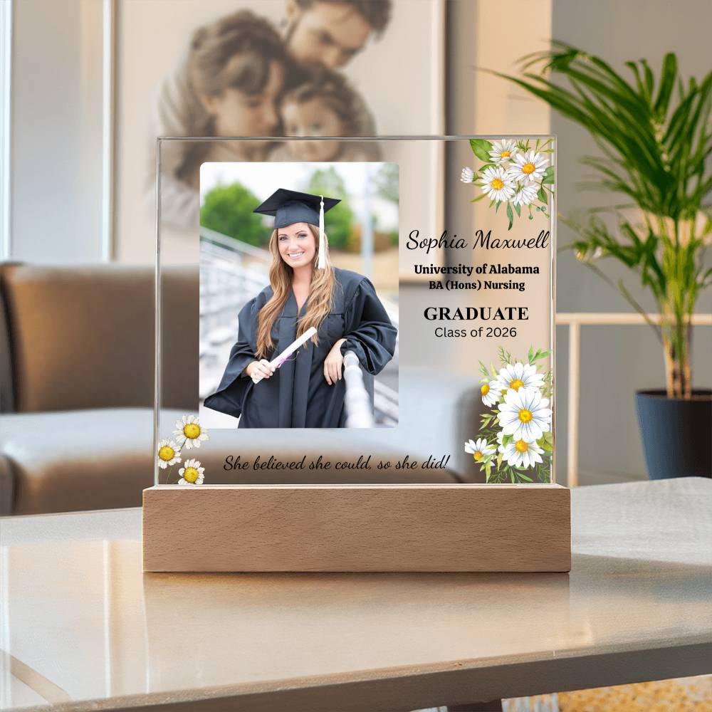 They Believed They Could, So They Did! |Acrylic Square Plaque