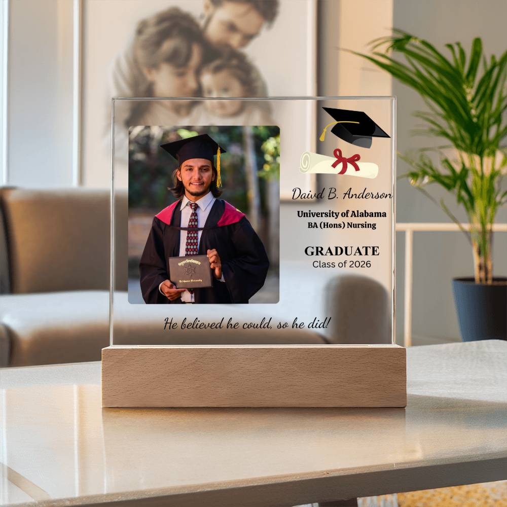 They Believed They Could, So They Did! |Acrylic Square Plaque