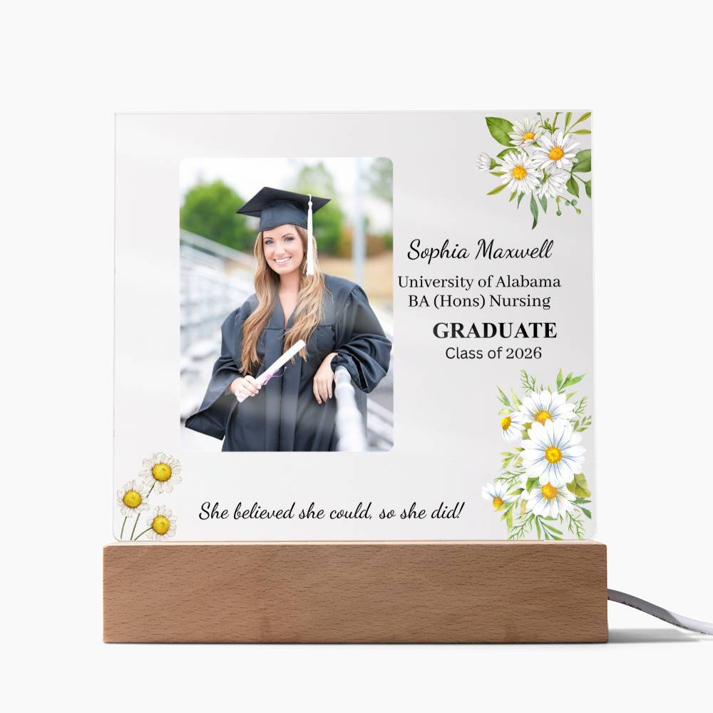 They Believed They Could, So They Did! |Acrylic Square Plaque