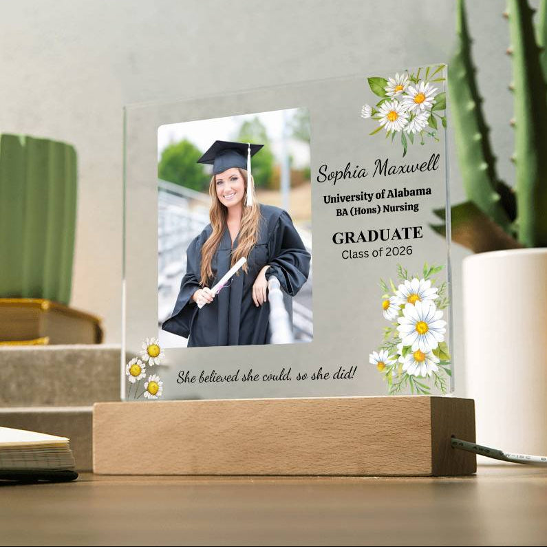 They Believed They Could, So They Did! |Acrylic Square Plaque