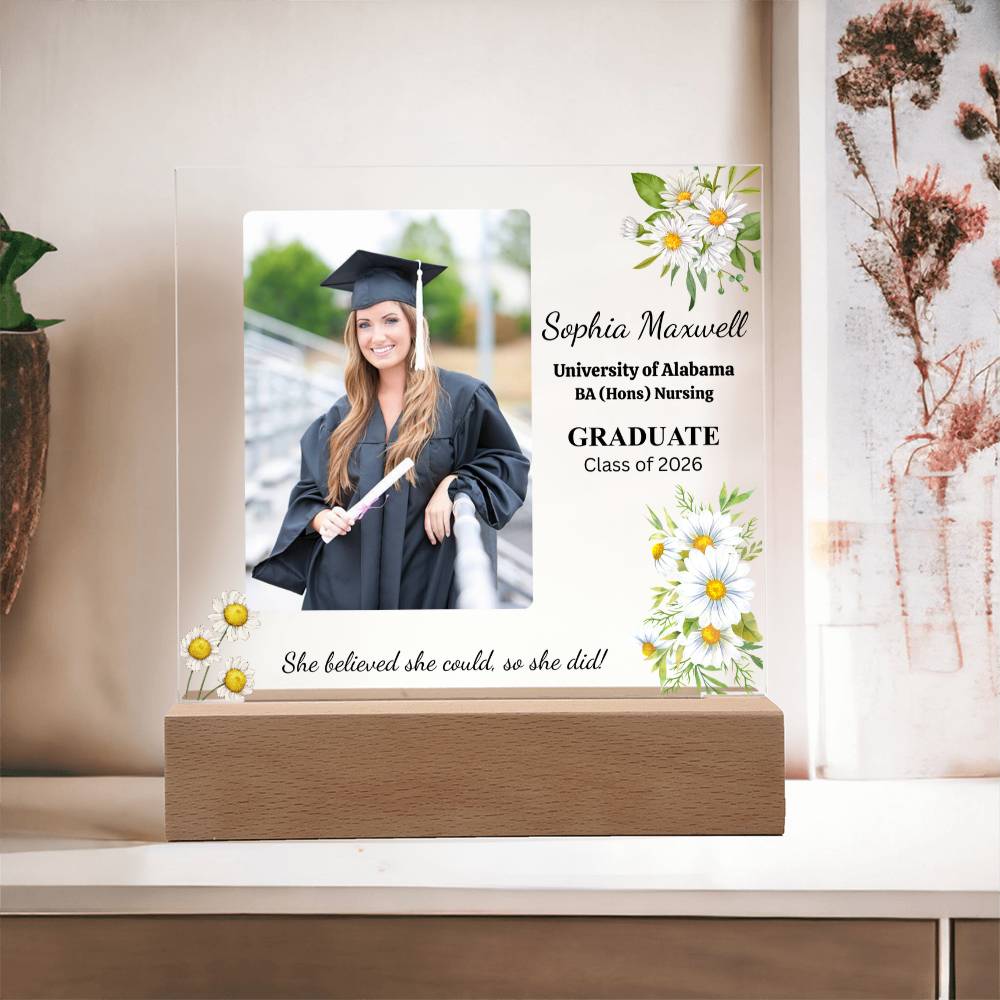 They Believed They Could, So They Did! |Acrylic Square Plaque