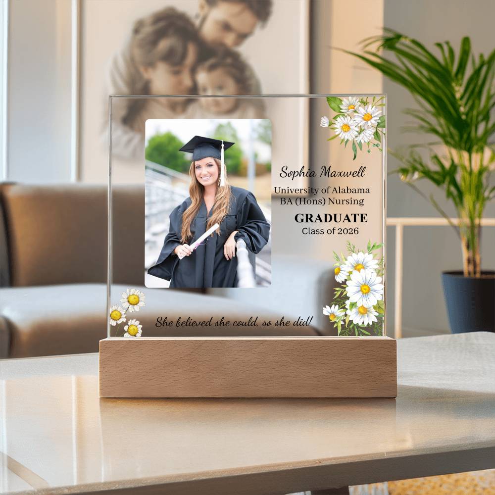 They Believed They Could, So They Did! |Acrylic Square Plaque