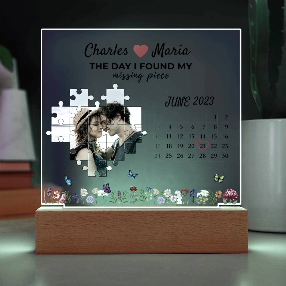 Missing Piece Personalized Puzzle - Acrylic Plaque